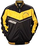 Mtc Marketing NFL Men's San Diego Chargers Lateral Track Jacket, Navy/Gold, Large
