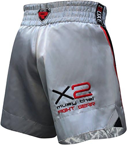 RDX Pro Muay Thai Fight Shorts MMA Grappling Kick Boxing Trunks Martial Arts UFC (XL)