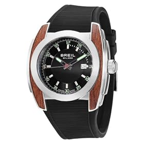 Breil - BW0374 - Montre Homme - Quartz - Analogique - Bracelet Caoutchouc Noir