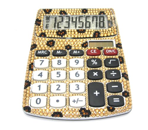 Swarovski Crystal Calculator Leopard at Amazon.com