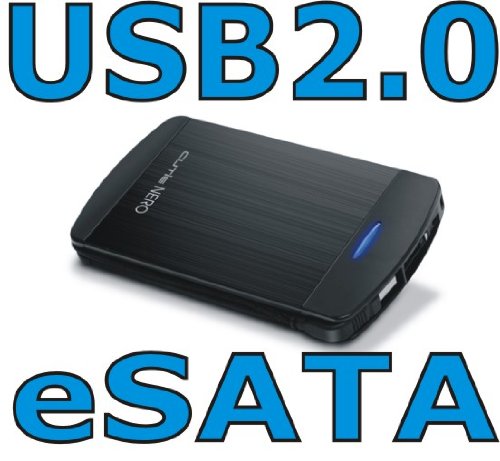 Sarotech externes USB/eSATA Festplattengehäuse Cutie NERO FHD-262US