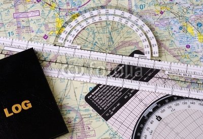 Wallmonkeys Peel and Stick Wall Decals - Pilots Navigational Gear - 24W x 16H Removable Graphic