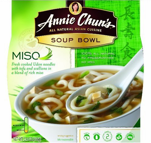 Annie Chun's Miso Soup Noodle Bowl, 5.4-Ounce Bowls (Pack of 6)
