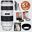 Canon Zoom Telephoto EF 70-200mm f/2.8L II IS USM Autofocus Lens & 3 Year Warranty & Filters & Accessory Kit