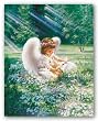 Angels Care by Dona Gelsinger 8"x10" Art Print Poster
