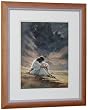 IN THE WILDERNESS by Ron DiCianni Signed & Numbered Double Matted & Framed Paper Art print