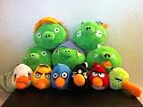 6 angry bird+ 5 pig Iphone game soft plush toy cute set