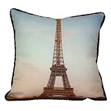 Eiffel Tower Decorative Pillow