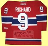Autographed Maurice Richard Montreal Canadiens Jersey
