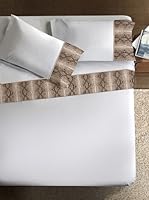 Ipersan Juego De Sábanas Armonie Pitonato (Blanco/Marrón)