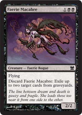 Magic: the Gathering - Faerie Macabre (86) - Modern Masters