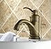 Yanksmart European Style Single Handle Centerset Bathroom Mixer Faucet for Vanity Sink, Antique Brass Ys6602