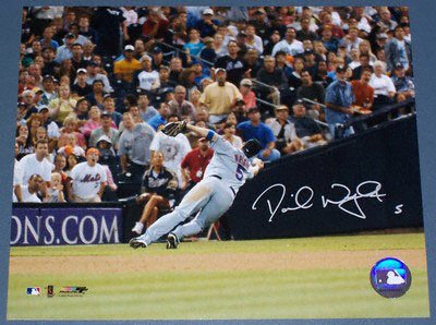 David Wright New York Mets - Barehanded Catch - 8x10 Autographed Photograph