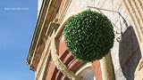 Artificial Topiary Ball - 28cm with Hanging Chains