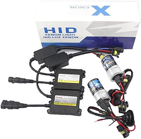 Trisense 35W Xenon Hid Conversion Kit Headlight HID Replacement Bulbs HID Xenon Bulb with Premium Ballasts(H8 H9 H11 35w 8000K)