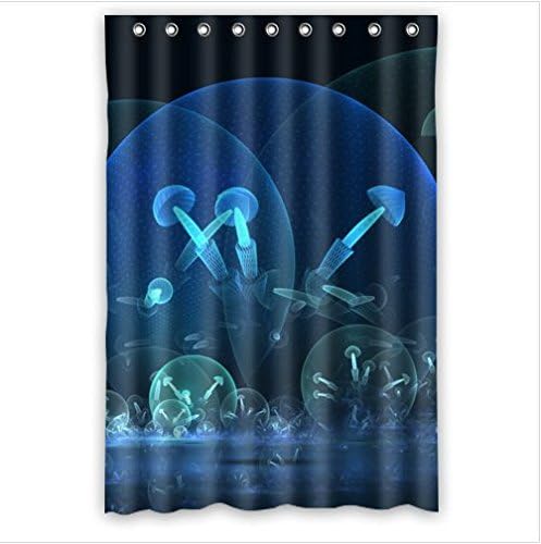 Fashion glittery mushroom PEVA Shower Curtain,Bathroom decor 48" x 72"