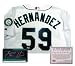 Felix Hernandez Autographed/Hand Signed Authentic Seattle Mariners Home Baseball Jersey