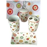 5pc Retro Bathroom Set by American Chateau