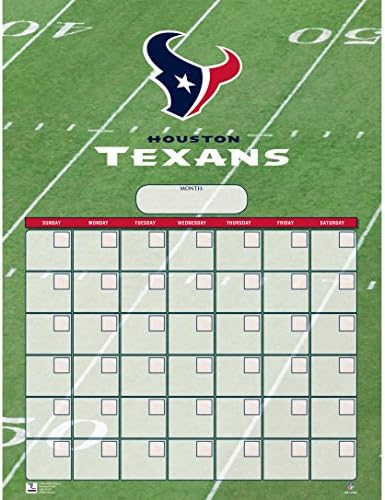 Turner Perfect Timing Houston Texans Jumbo Dry Erase Sports Calendar (8921009)