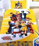 Lazy Town Yellow Single Duvet Cover with Pillowcase
