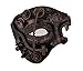 Metallic Steampunk Phantom Half Face Masquerade Mask