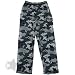 U.S. Army Black and Gray Camo Pajama Pants for Men