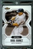 2007 Topps Finest #115 Raul Ibanez Baseball Card Seattle Mariners - Mint Condition - Shipped In Protective Display Case !!