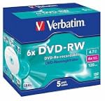 Verbatim DVD-RW 4.7GB - Confezione da 5