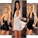 Plus Size Sheer Mesh And Lace Halter Babydoll With Pleated Hem
