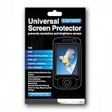 Green Onions Supply Universal Glossy Screen Protector for Portable Devices with Screen Size Less Than 5 Inches (Transparent)