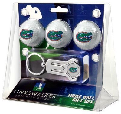 Florida Gators 3 Golf Ball Gift Pack W/ Hat Clip - Ncaa College Athletics