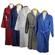Unisex Bademantel Saunamantel Dunkelblau 4XL 100% Baumwolle Merango