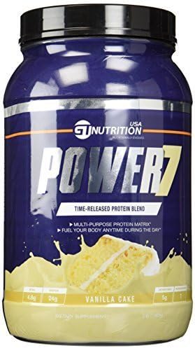 GT Nutrition USA Power 7 Supplement, Vanilla Cake, 3 Pound by GT Nutrition USA