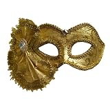 Gold Brocade Venetian Masquerade Costume Mask Gold Brocade Venetian Masquerade Costume Mask