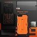 iPhone 7 Plus Case iPhone 8 Plus Case, Yesgo Military Heavy Duty Hybrid Rugged Protective Case for Apple iPhone 7/8 Plus Non-slip Grip, Orange