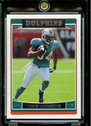 2006 Topps # 110 Chris Chambers - Miami Dolphins - NFL Football Cards