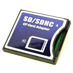 SD/SDHC/MMC to CompactFlash (CF) Type II Adapter