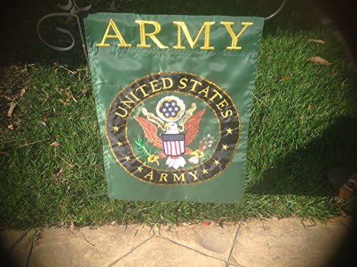 " U.S. ARMY SEAL" - APPLIQUE STYLE GARDEN SIZE 12 X 18 INCH DECORATIVE LICENSED FLAG