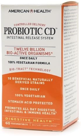 American Health Probiotic CD Intestinal Release System, Veggie Tablets 60 ea