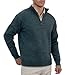 Wool Overs Men's British Wool Country Zip Neck Sweater
