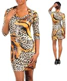 Ruched cowl neck dress