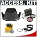 Precision Design EW-73B Lens Hood for the Canon EF-S 17-85mm f/4-5.6 IS Lens with Accessory Kit