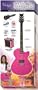Daisy Rock Debutante Rock Candy Princess Atomic Pink Electric Guitar Pack