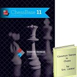 ChessBase 11 Premium Package, Chess Database Management Software & ChessCentral's Common Sense in Chess E-Book: 2 item Bundle