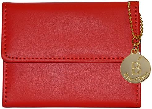 Beaute Fashion B-Logo Slim Wallet, Genuine Leather for Women and Girls