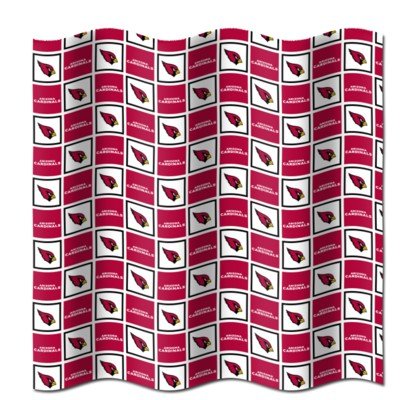 Arizona CARDINALS NFL Checkered Bathroom Shower Curtain
