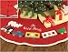 Personalized Red Trains Tree Skirt