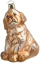 Golden Retriever Dog Christmas Ornament created by European artisans for ORNAMENTS TO REMEMBER