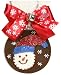 Golda & I Chocolatiers Large Milk & Crispy Snowman Ornament, 3.95-Ounce Bags (Pack of 2)