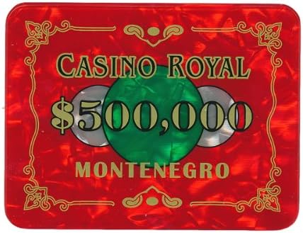 Casino Royal Plaques $500,000 Casino Quality Poker
